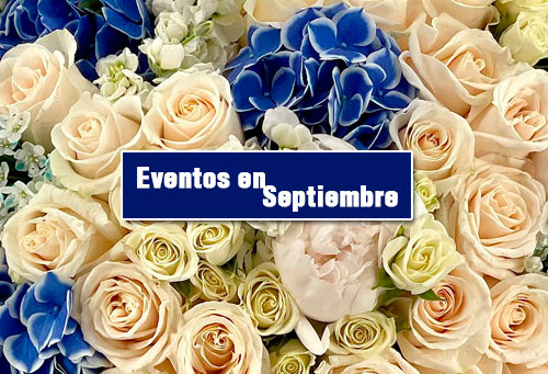 Flores en guatemala para eventos en septiembre