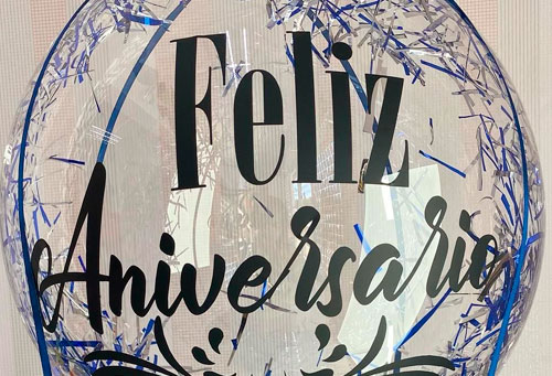coleccion de globos a domicilio para aniversario de noviazgo con un hombre