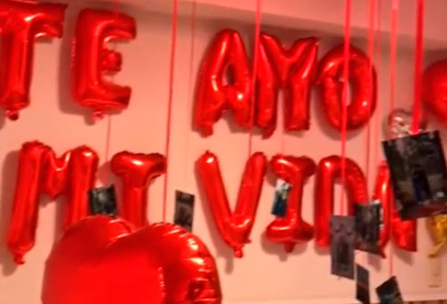decoracion para feliz aniversario mi vida
