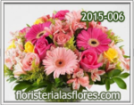 flores para mujeres con rosas y gerberas