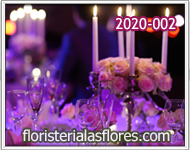 centros de mesa con velas para bodas de noche