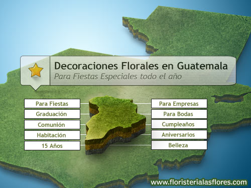 decoraciones florales en guatemala para fiestas 
