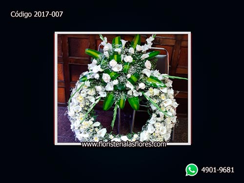 envió de flores para funeral